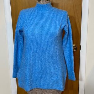 Old Navy Womens XS Blue Sweater Funnel Neck